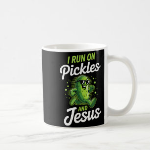 Lustige Salzgurke Gurke Ich Laufe Auf Salzgurken U Kaffeetasse