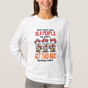 Lustige Sarkasmus alte Leute Wortkunst T-Shirt