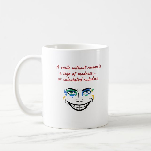 Lustige & Sarkastische Geschenkidee Kaffeetasse (Links)
