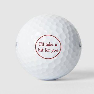 Lustige sarkastische Golfbälle