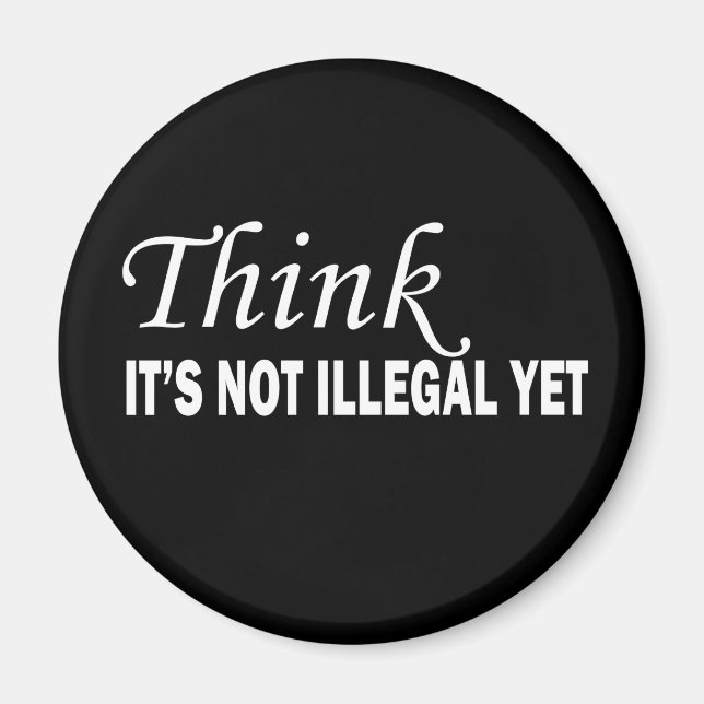 lustige sarkastische Redewendungen Magnet (Vorne)