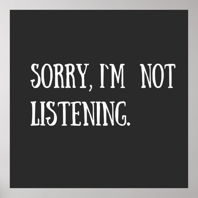 lustige sarkastische Redewendungen Poster (Vorne)