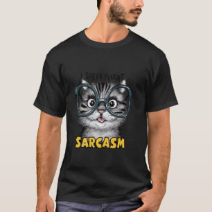 lustige sarkastische Tier lustige Katze sagt für H T-Shirt