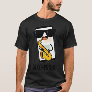 Lustige Saxophon-Handy-Witze T-Shirt