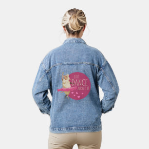 Lustige Schaf-Nachricht - Tanz einfach darüber 1 Jeansjacke