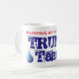 Lustige Schale Risse des Trumpfs Kaffeetasse