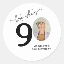 Lustige 'Schau mal, wer 90 ist' Stilvolle 90. Gebu