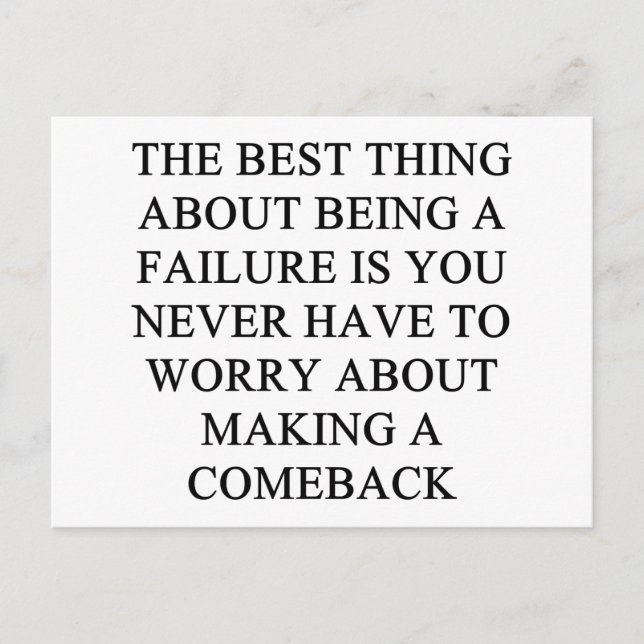 Lustige Scheidungsidee für Sie Postkarte (Vorderseite)