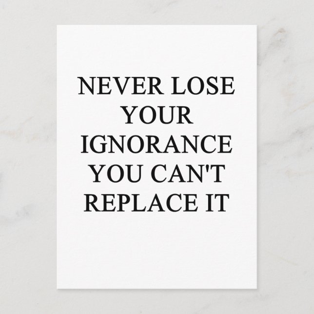 Lustige Scheidungsidee für Sie Postkarte (Vorderseite)