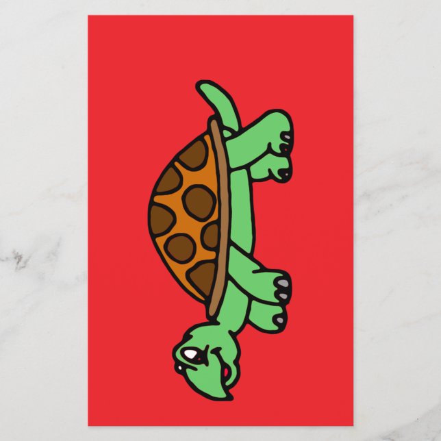 Lustige Schildkröte Flyer (Vorne)