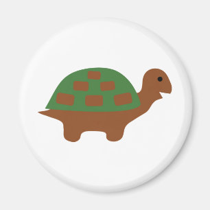 lustige Schildkröte Magnet