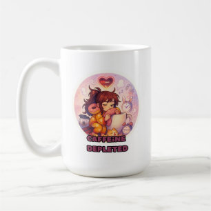 lustige, schläfrige Girl-Tasse Kaffeetasse