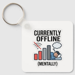 Lustige Schlüsselanhänger   Digital Detox Humor 