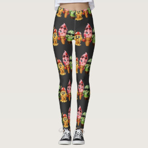 Lustige schmelzende Eiscreme-Truppe Kawaii Charakt Leggings