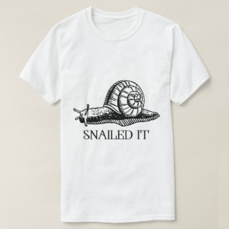 Lustige Schnecke-hat-es-vermasselt-Schnecken-Worts T-Shirt