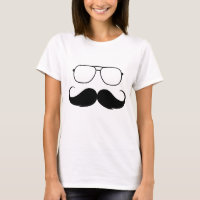 lustige Schnurrbart-Brille in Schwarz