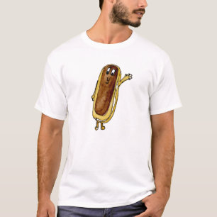 Lustige Schokoladeeclair-schrullige T-Shirt