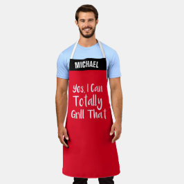 Lustige Schürze, Kochen, GRILLEN machte Spaß für M Schürze