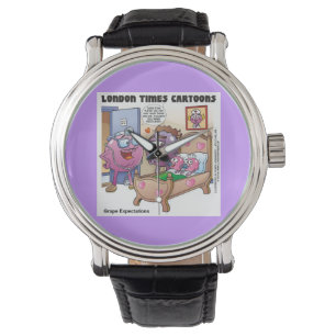 Lustige Schwangerschafts-Uhr für Männer und Frauen Armbanduhr
