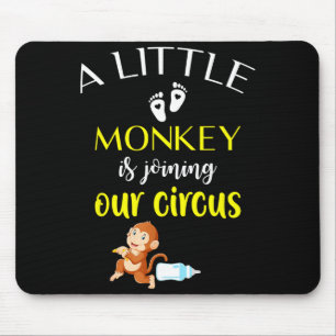 Lustige Schwangerschaftsankündigung Neue Baby-Offe Mousepad