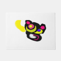 Lustige schwarze Katze Kunst