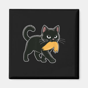 Lustige schwarze Katzen gegen Trump Anti Trump T-S Magnet