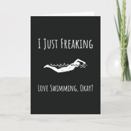 Lustige Schwimmkarten Schwimmteam Schwimmer Sporta Karte