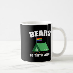 Lustige Schwule Camping Lgbt Pride Bears Kaffeetasse