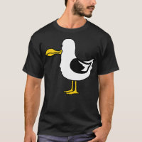 lustige Seagull Strandvogel und Tierart
