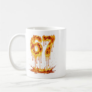 Lustige Sechs Sieben Lava 6 7 Meme Gen Alpha Slang Kaffeetasse