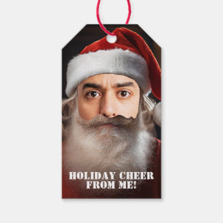Lustige Secret-Santa-Geschenk-Anhänger. Fügen Sie Geschenkanhänger