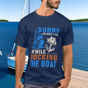 lustige Segelwortkunst T-Shirt