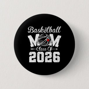 Lustige Senior Sketch Mom Cl von 2026 Abschluss Button