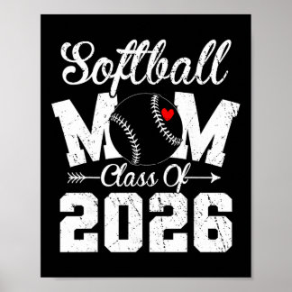 Lustige Senior Softll Mom Cl Abschluss 2026 Poster