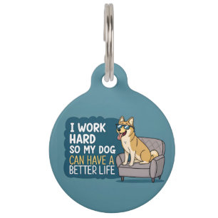 Lustige Shiba-Inu-Hunde-Zitat-Couch-Illustration Haustiermarke