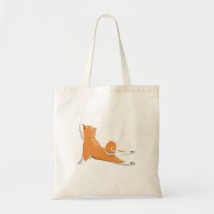 lustige shiba inu Hundyoga Pose Geburtstagsgeschen Tragetasche