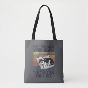 Lustige Sibirische Husky Haustierliebhaber Hundebe Tasche