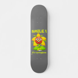 lustige Skateboard "SMILE"