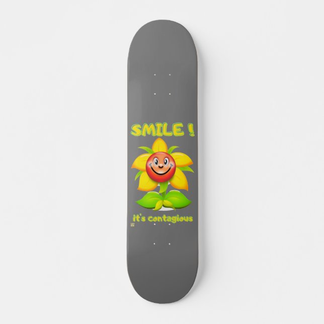 lustige Skateboard "SMILE" (Vorne)