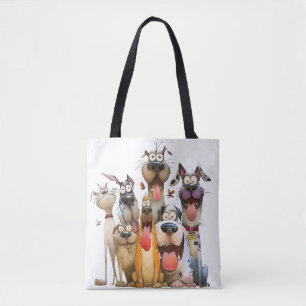 Lustige skurrile Tiere Tasche