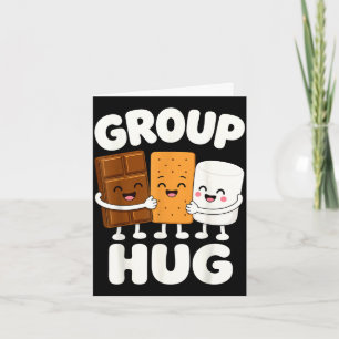 Lustige S'mores-Marshmallow-Lagerfeuer  Karte
