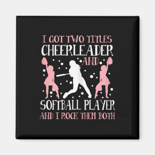 Lustige Softll Cheer Lover Grafik Frauen Mädchen C Magnet