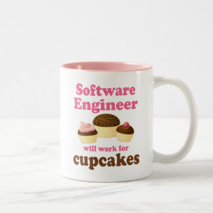 Lustige Software Engineer Zweifarbige Tasse