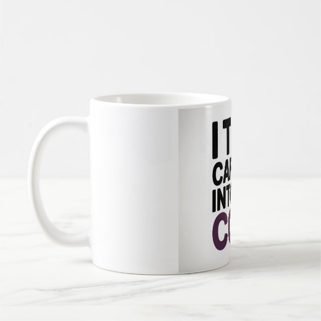 Lustige Software-Entwickler-Kaffeetasse — "Ich ver Kaffeetasse (Links)