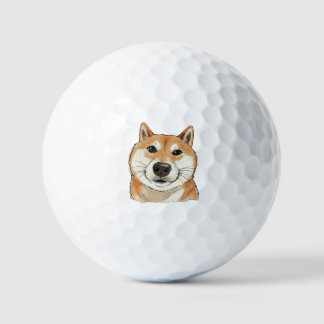 Lustige "Solch Alberner Sehr Wow" Shiba Inu Doge M Golfball