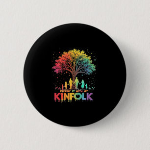 Lustige Sommer-Familientreffen Kick it mit meiner Button