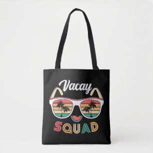 Lustige Sommerferien am Strand mit der Urlaubstrup Tasche
