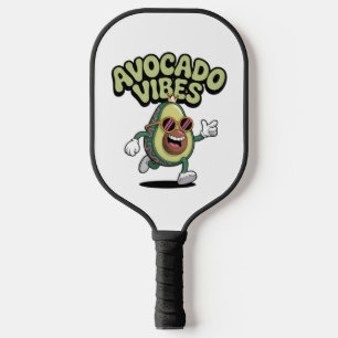 Lustige Sonnenbrille Avocado Pickleball Schläger