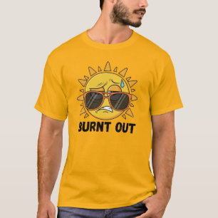 Lustige Sonnenbrille Sonnen Illustration T-Shirt