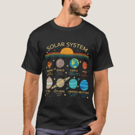 Lustige Sonnensystem-Planet-Humor-Grafik T-Shirt